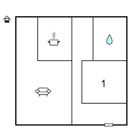 1 Bedroom Awesome In Apartmán